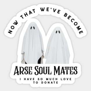 Arse Soul Mates Sticker